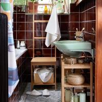 6 δημιουργικές λύσεις για τη βελτιστοποίηση της χώρο σε ένα μικρό μπάνιο