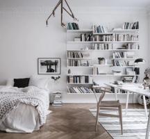 Υπνοδωμάτιο και μελέτη στον ίδιο χώρο: 9 ιδέες που θα πρέπει να δανειστεί.