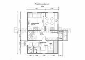 Σπίτι 6x8 με συγκρότημα λουτρών