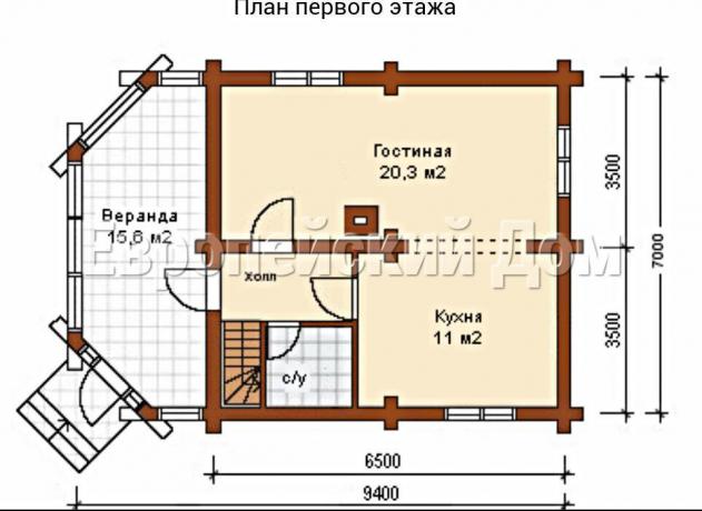 Στον πρώτο όροφο. Πηγή φωτογραφιών: dom-bt.com